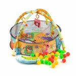 Salteluta de joaca cu bile Ecotoys 518A-08 Multicolora
