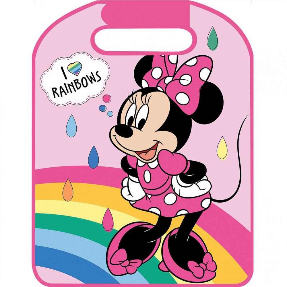 Aparatoare pentru scaun Minnie I Love Rainbows Disney CZ10270 Accesorii imagine noua responsabilitatesociala.ro
