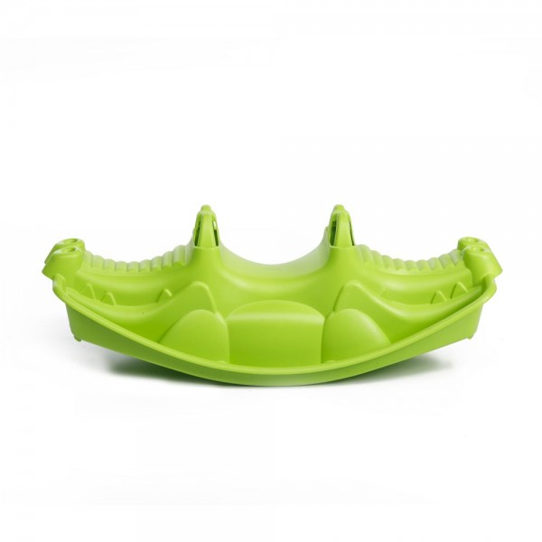 Balansoar pentru copii plastic Globo Crocodil Verde - 2 | YEO