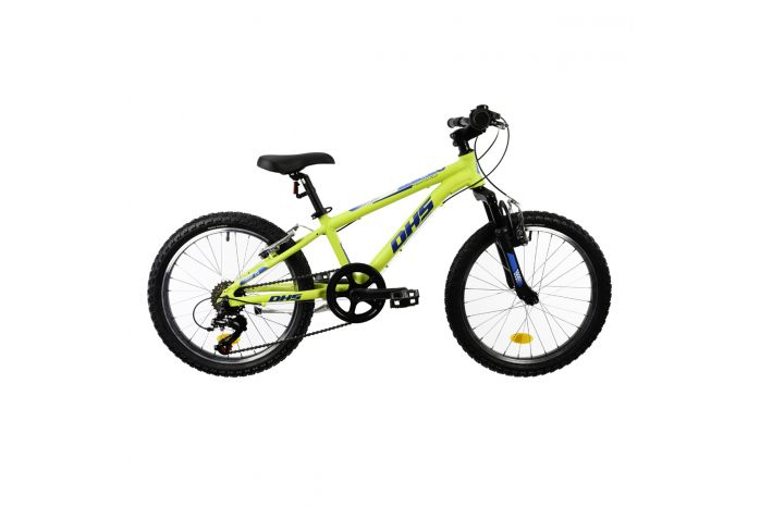Bicicleta copii Dhs Terrana 2023 verde 20 inch DHS imagine noua