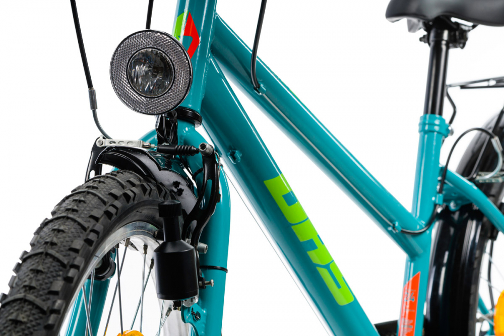 Bicicleta copii Dhs Terrana 2414 turcoaz 24 inch - 1
