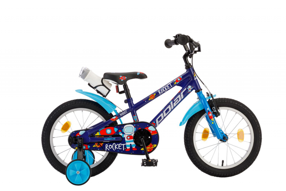 Bicicleta copii Polar Rocket 14 inch albastru albastru: Biciclete Copii