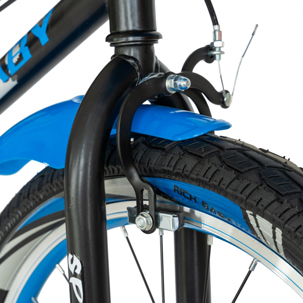 Bicicleta copii 20 inch C-Brake Rich Baby CSR2003A 7-10 ani Albastru - 4