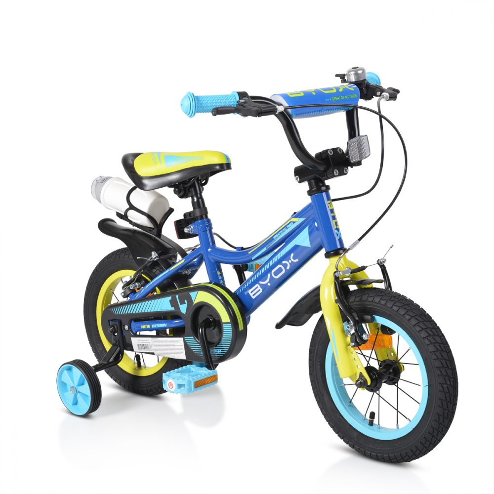 Bicicleta pentru copii Byox Prince 12inch New Blue Byox imagine noua responsabilitatesociala.ro