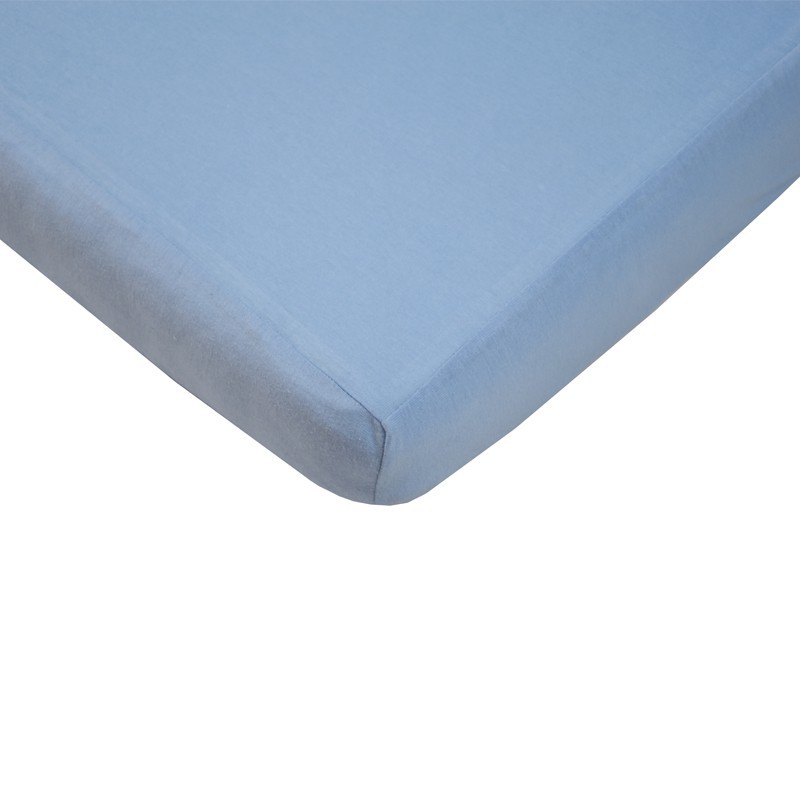Cearsaf din jersey cu elastic eko 120x60 cm blue