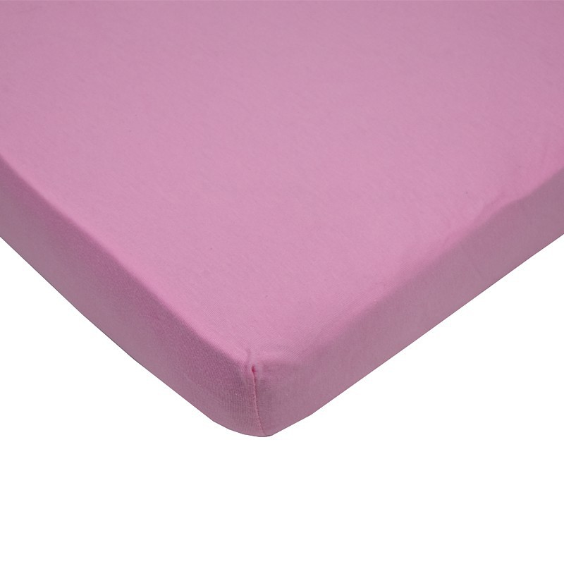 Cearsaf din jersey cu elastic eko 120x60 cm pink