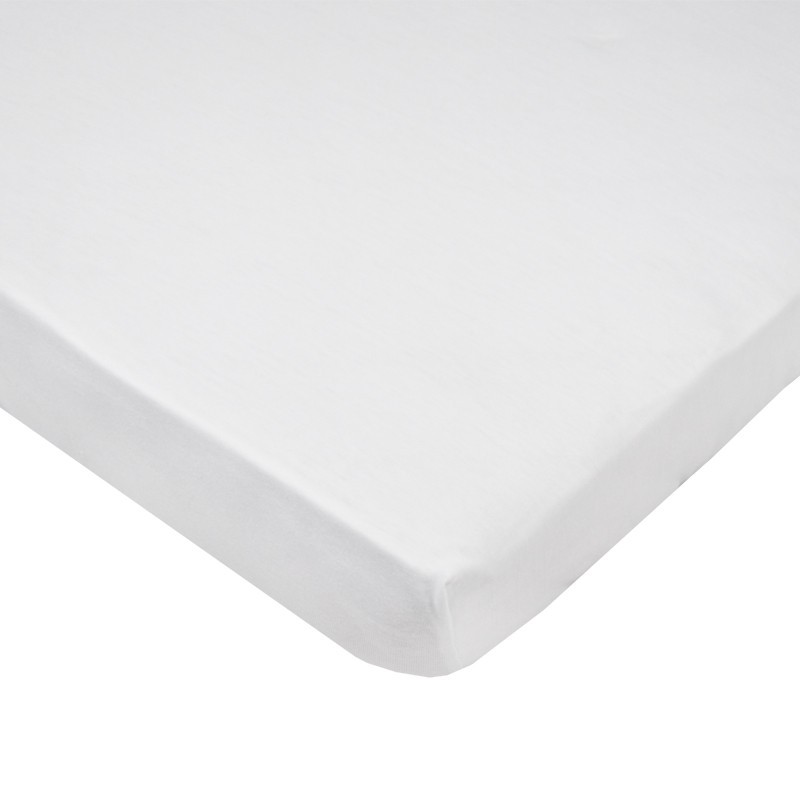 Cearsaf din jersey cu elastic eko 120x60 cm white