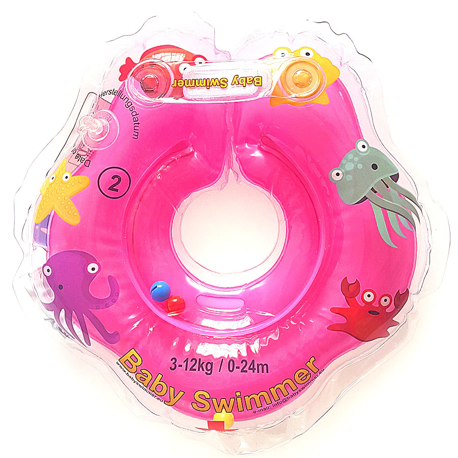 Colac de gat pentru bebelusi Babyswimmer roz 0-24 luni BABYSWIMMER