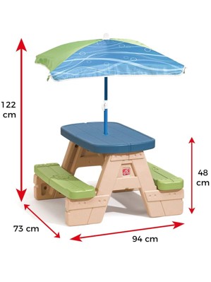 Masa picnic cu umbrela exterior imagine 2022 protejamcopilaria.ro
