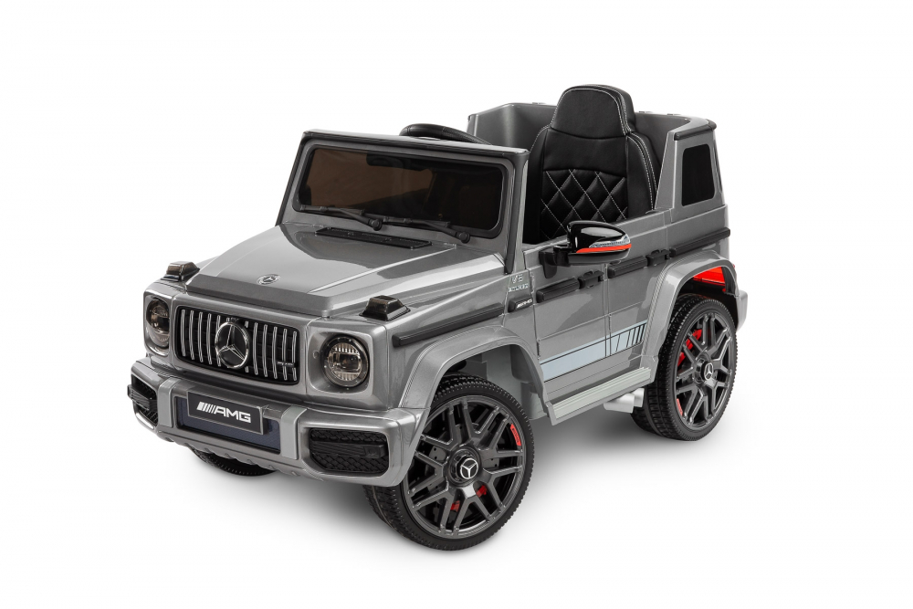 Masinuta electrica cu telecomanda Mercedes Amg G 63 Argintie AMG imagine 2022