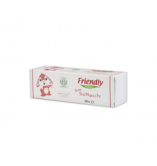 Pasta de dinti pentru copii cu aroma de zmeura 50 ml Friendly Organic - 1 | YEO