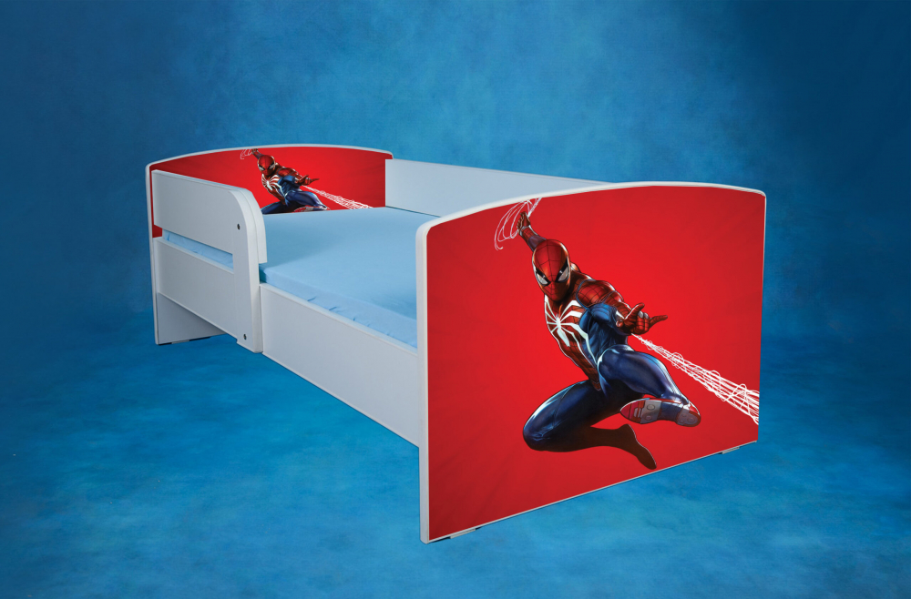 Patut Spider Man 1 160x80 cu saltea, fara sertar