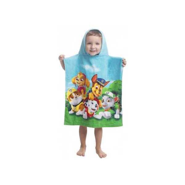 Poze Poncho cu gluga Paw Patrol 50x115 cm SunCity nichiduta.ro 