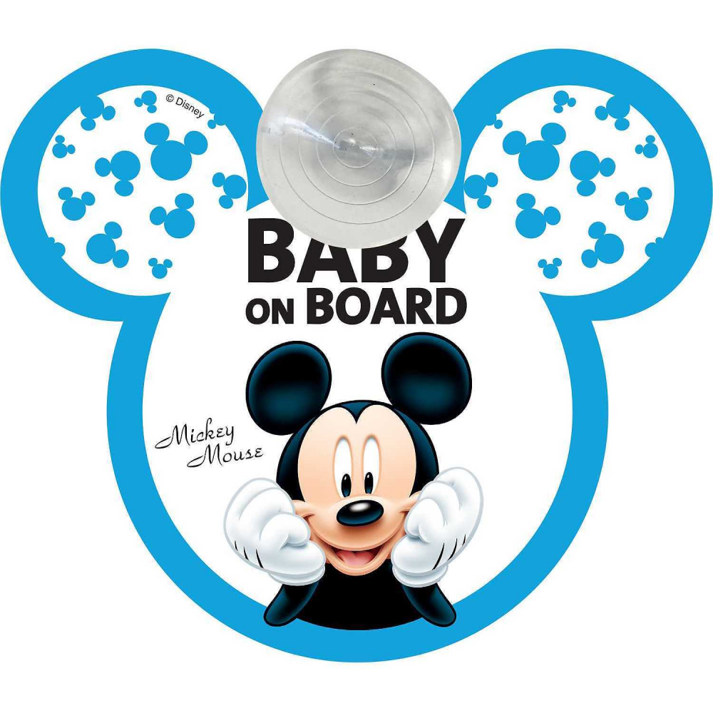 Semn de avertizare Baby on Board Mickey TataWay CZ10423 - 1