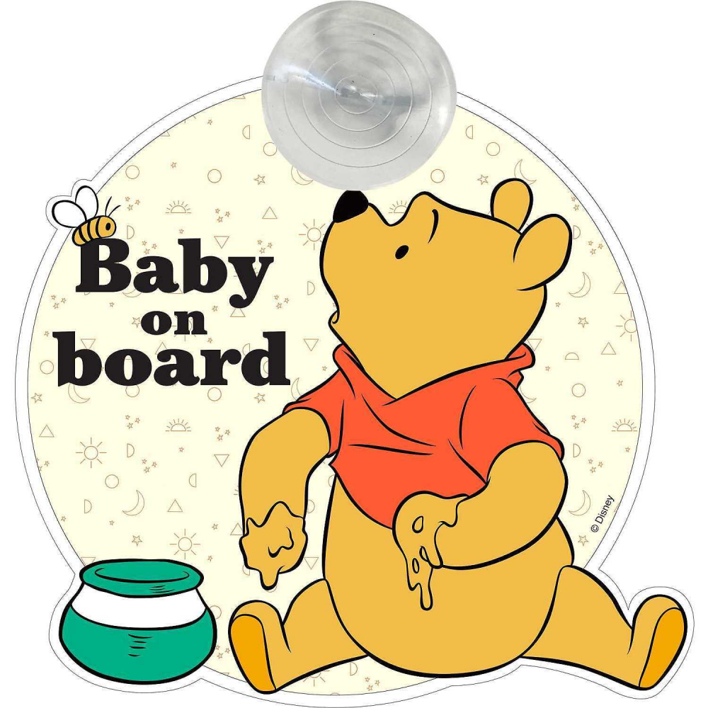 Semn de avertizare Baby on Board Winnie TataWay CZ10457 - 1