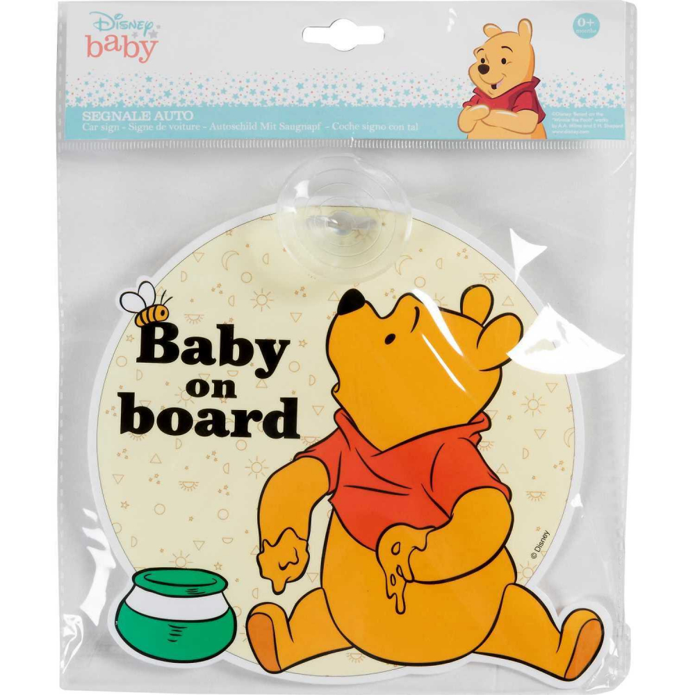 Semn de avertizare Baby on Board Winnie Disney CZ10457 Accesorii imagine noua responsabilitatesociala.ro