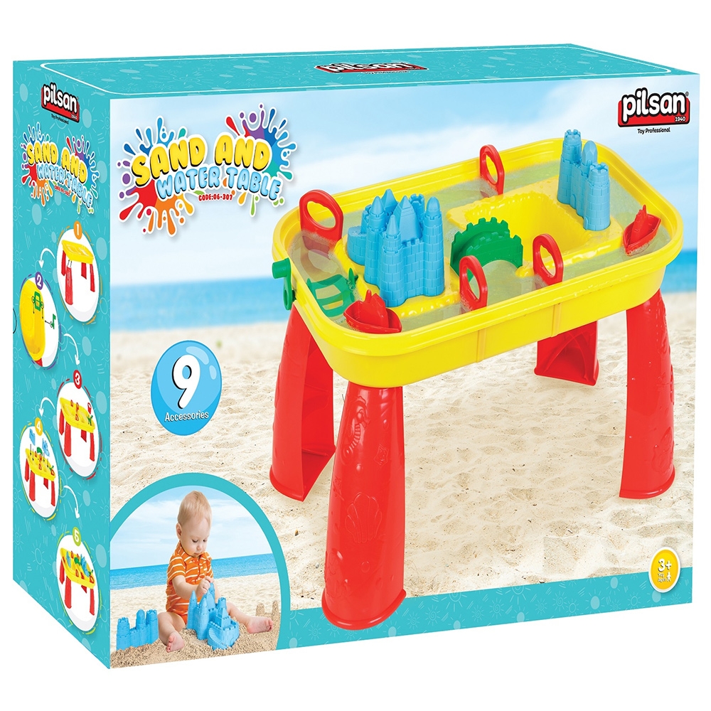 Set de joaca pentru nisip cu masuta Pilsan Water and Sand Table and imagine noua responsabilitatesociala.ro