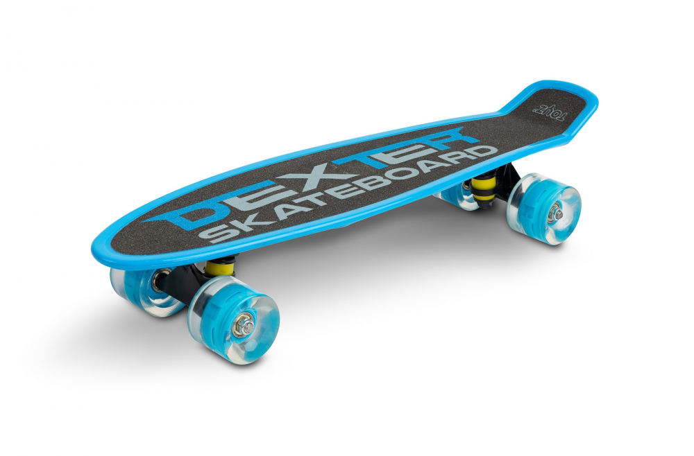 Set Skateboard cu casca cotiere si genunchiere Toyz Dexter Albastru - 1 | YEO