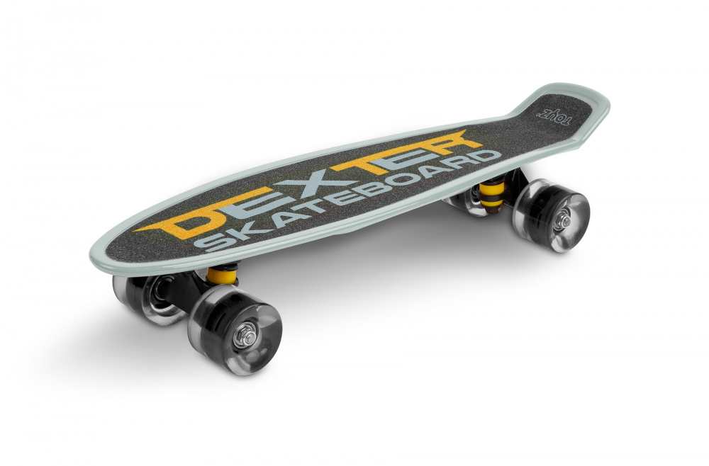 Set Skateboard cu casca cotiere si genunchiere Toyz Dexter Gri - 1 | YEO