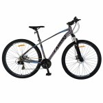 Bicicleta MTB-HT Shimano Tourney TY-300 21 viteze 29 inch Carpat CSC29/57C gri cu albastru/negru