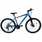 Bicicleta MTB-HT schimbator Shimano 21 viteze 26 inch cadru aluminiu Carpat CSC26/58C albastru cu negru