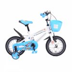 Bicicleta pentru copii cu cadru iluminat Moni Flash Blue 12 inch