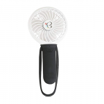 Mini ventilator cu incarcator USB Fan alb/negru Buggygear