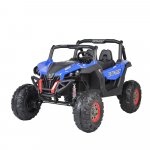 Masinuta electrica cu doua motoare si telecomanda Moni Superstar Blue