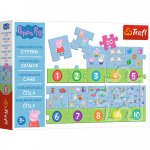 Puzzle educational numere Peppa Pig 20 piese