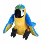 Jucarie plus papagal Macaw albastru Wild Republic 20 cm