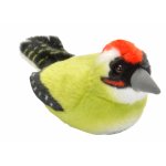 Jucarie plus pasare cu sunet ciocanitoare verde Green Woodpecker