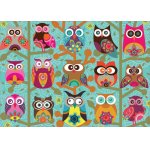 Puzzle Educa Owls 500 piese