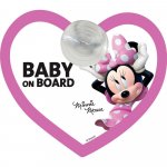 Semn de avertizare Baby on Board Minnie Disney CZ10422