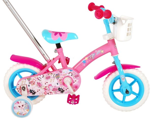 Bicicleta copii Volare Ojo cu roti ajutatoare si maner control 10 inch nichiduta.ro imagine noua responsabilitatesociala.ro