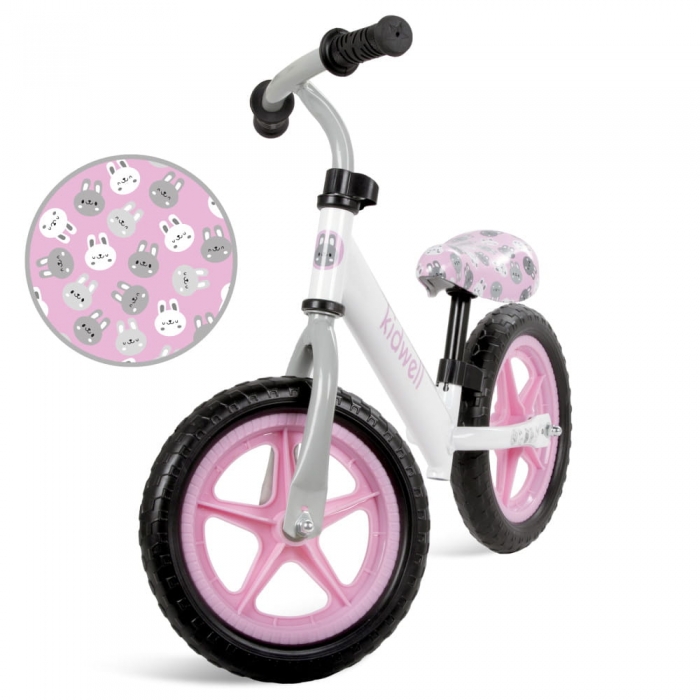 Bicicleta Fara Pedale Kidwell Rebel White Bunny