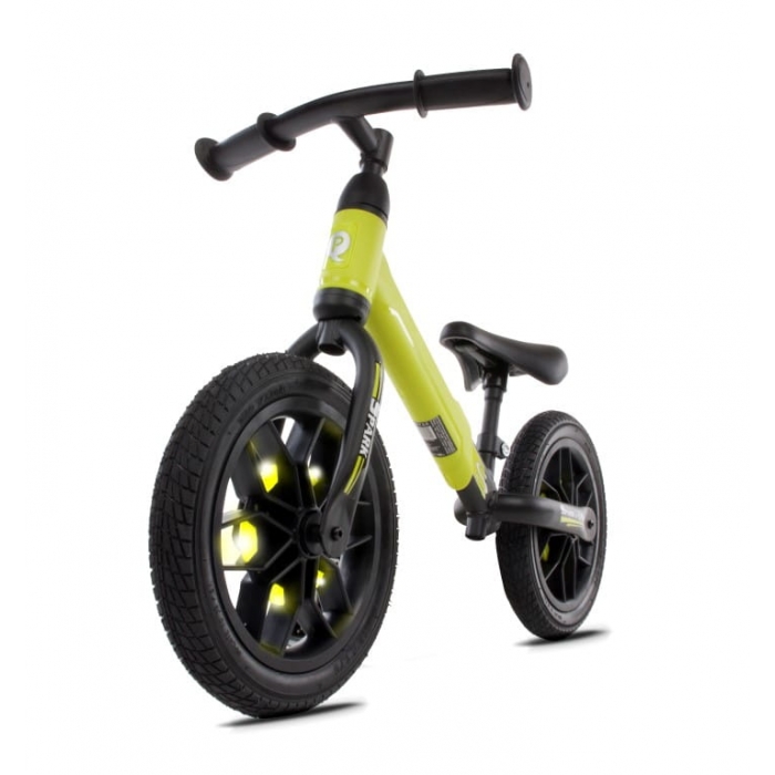 Bicicleta fara pedale si roti cu LED Sun Baby 017 Spark Green - 6