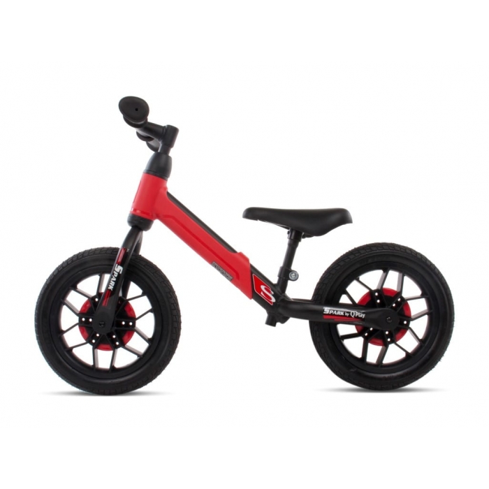 Bicicleta fara pedale si roti cu LED Sun Baby 017 Spark Red 017 imagine 2022 protejamcopilaria.ro