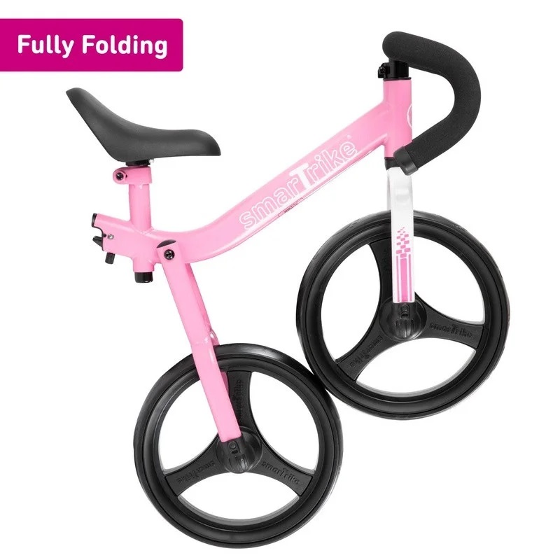 Bicicleta pliabila fara pedale Balance Bike Folding SmarTrike Pink - 1