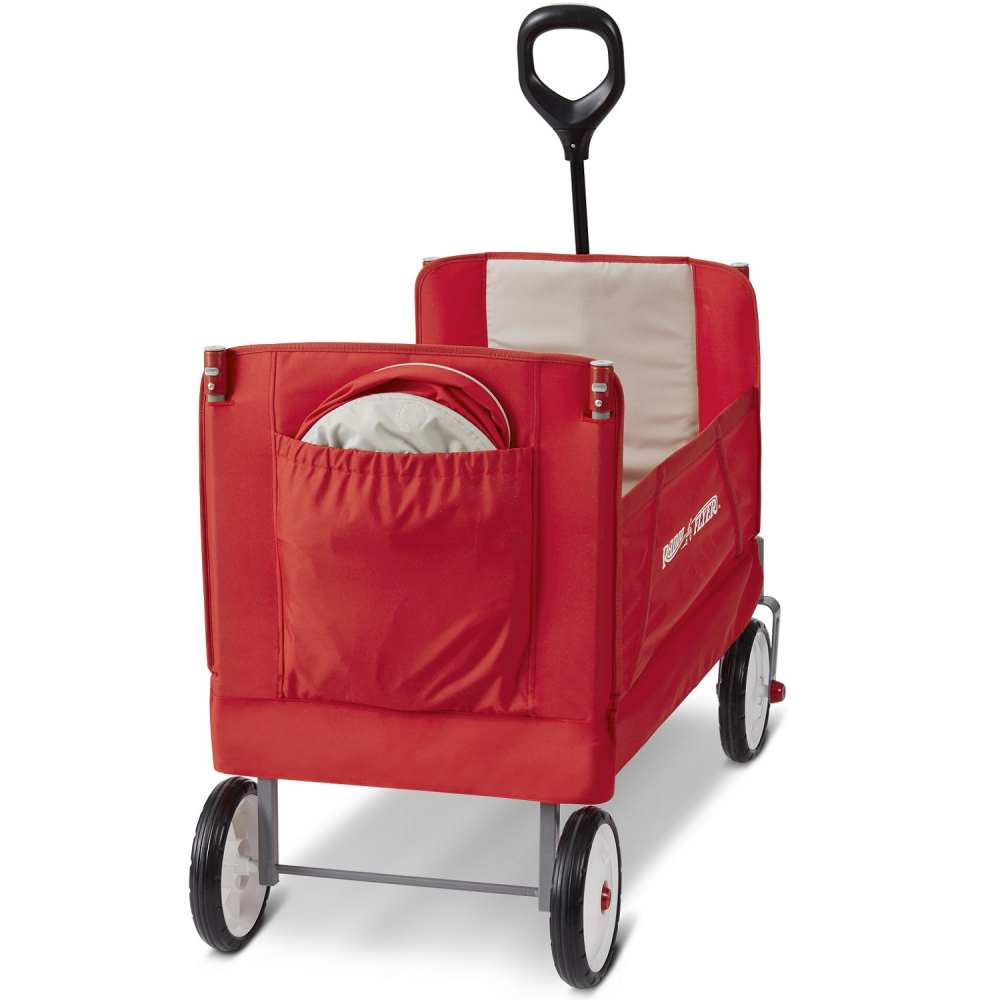 Carucior pliabil de tractat cu baldachin Radio Flyer EZ Fold Wagon - 1 | YEO