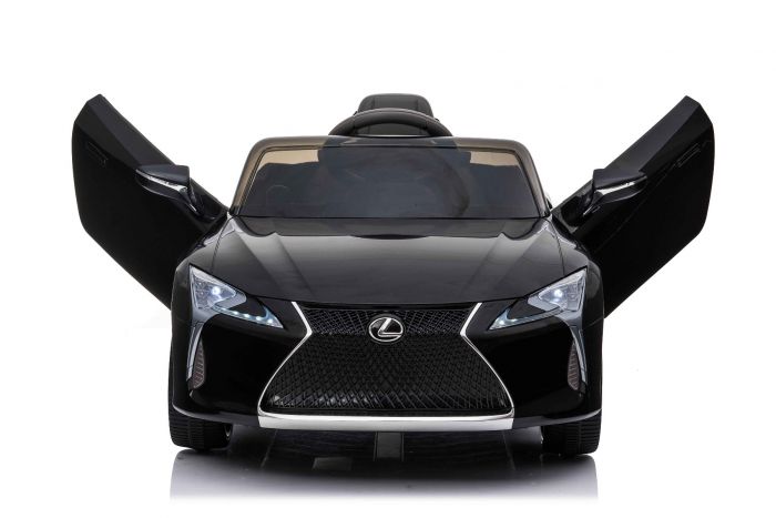 Masinuta electrica cu roti Eva si scaun de piele Lexus LC500 Black - 1