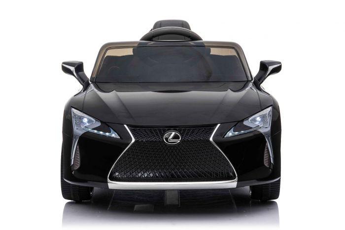 Masinuta electrica cu roti Eva si scaun de piele Lexus LC500 Black - 4