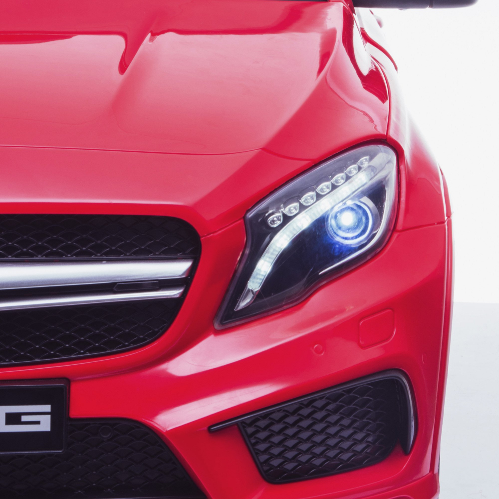 Masinuta electrica cu roti din cauciuc Mercedes GLA45 Editie limitata Painting Red - 4