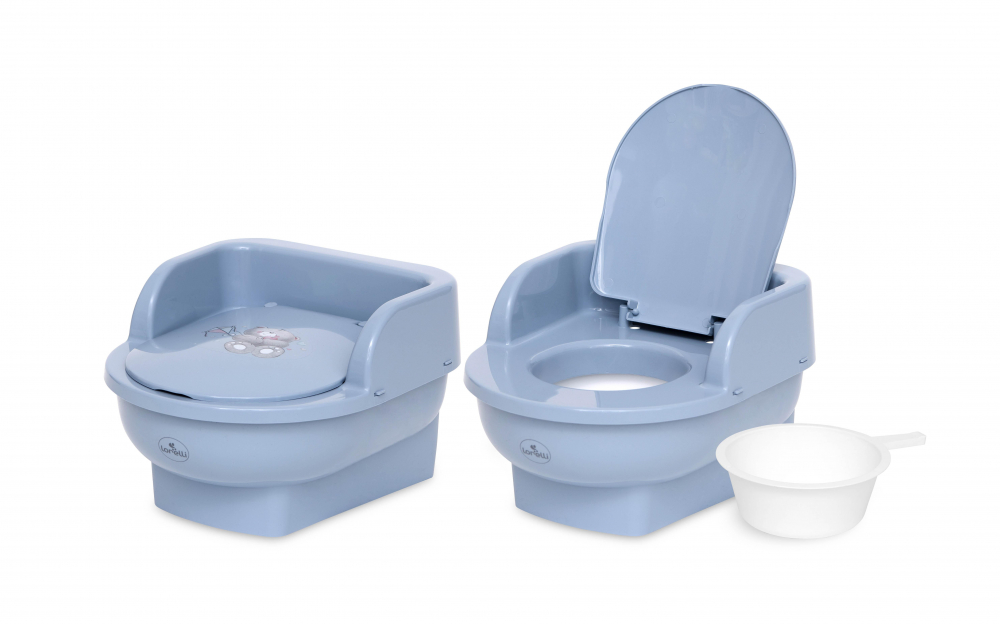 Minitoaleta pentru copii Bear Dark Blue