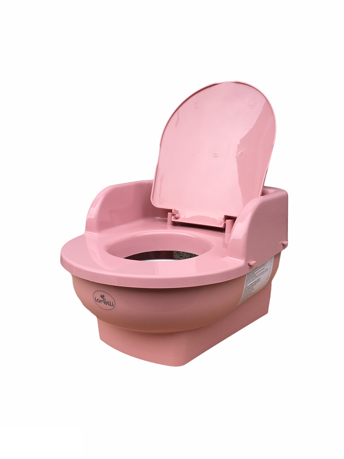 Minitoaleta pentru copii Bear Dark Pink - 1 | YEO