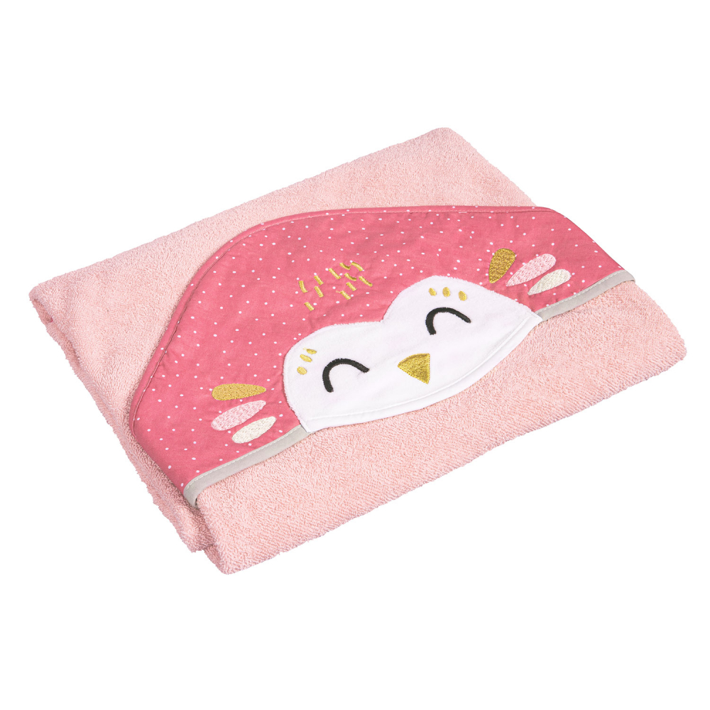 Prosop copii 100x100 cm Owl pink - 1 | YEO