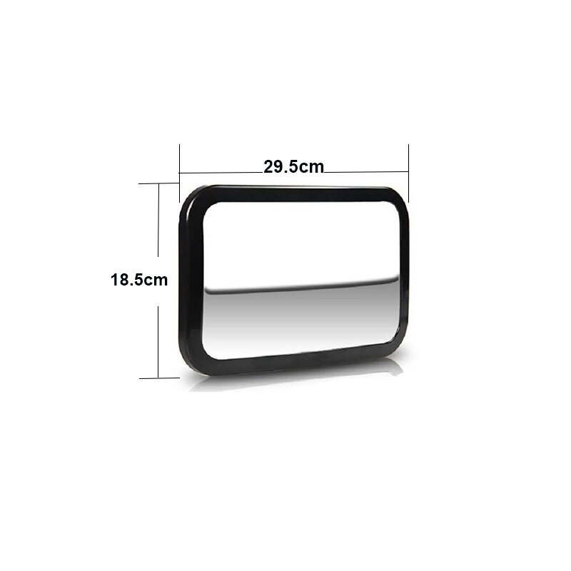 Oglinda rotire 360 grade universala 29.5 x 18.5 cm negru - 1