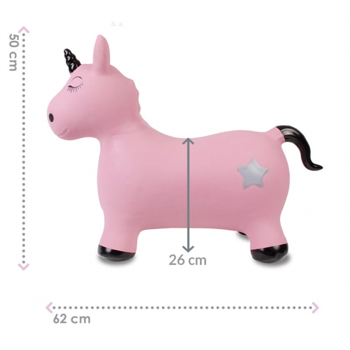 Saritor gonflabil Sun Baby 019 Black Pink Unicorn - 1 | YEO