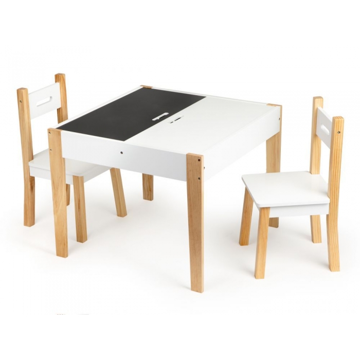 Set de masa cu doua scaune pentru copii Ecotoys OTI43 - 7