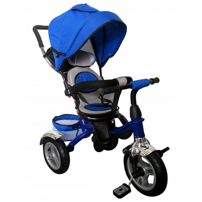 Tricicleta cu pedale 3 in 1 R-Sport T3 albastru La Plimbare 2023-09-21