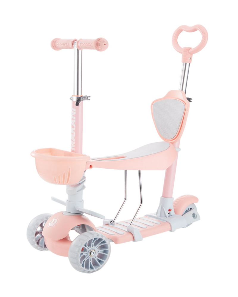 Trotineta KikkaBoo BonBon 4in1 Candy Pink